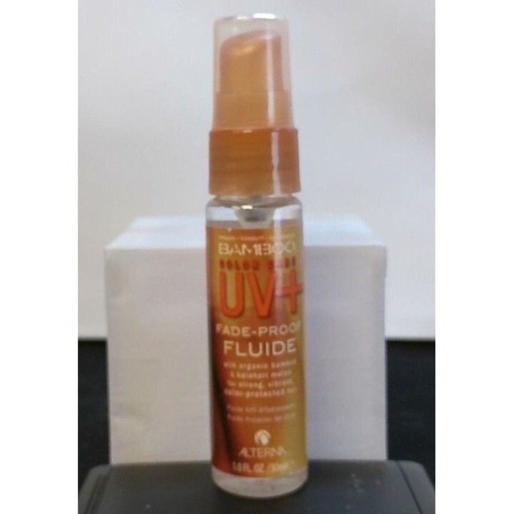 ALTERNA Bamboo Color Care UV+ Fade-Proof Fluide 1oz Orange Hair Serum Protection